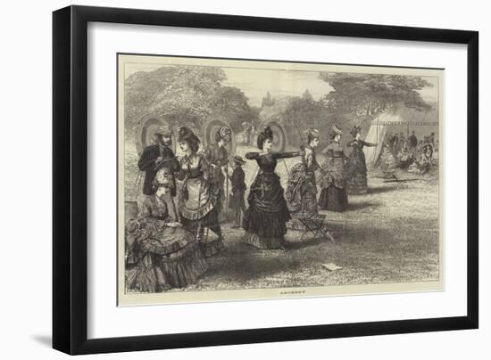 Archery-null-Framed Premium Giclee Print