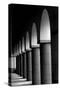 Arches and Columns 1-John Gusky-Stretched Canvas