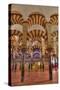 Arches and columns, The Great Mosque and Cathedral of UNESCO World Heritage Site, Spain-Richard Maschmeyer-Stretched Canvas