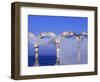 Arches and Sheets of Transparent Gauze Along the Malecon Boardwalk, Puerto Vallarta, Mexico-Nancy & Steve Ross-Framed Photographic Print