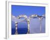 Arches and Sheets of Transparent Gauze Along the Malecon Boardwalk, Puerto Vallarta, Mexico-Nancy & Steve Ross-Framed Photographic Print