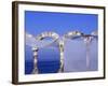 Arches and Sheets of Transparent Gauze Along the Malecon Boardwalk, Puerto Vallarta, Mexico-Nancy & Steve Ross-Framed Photographic Print