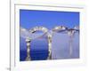 Arches and Sheets of Transparent Gauze Along the Malecon Boardwalk, Puerto Vallarta, Mexico-Nancy & Steve Ross-Framed Photographic Print