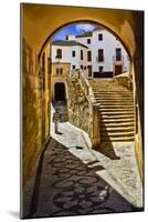 Arches beside the Church Mayor of Santa Mar a de la Encarnacion, Alhama de Granada, Granada Prov...-Panoramic Images-Mounted Photographic Print