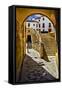 Arches beside the Church Mayor of Santa Mar a de la Encarnacion, Alhama de Granada, Granada Prov...-Panoramic Images-Framed Stretched Canvas