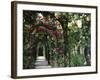 Arches Covered with Roses, Generalife Gardens, Alhambra, Granada-Nedra Westwater-Framed Photographic Print