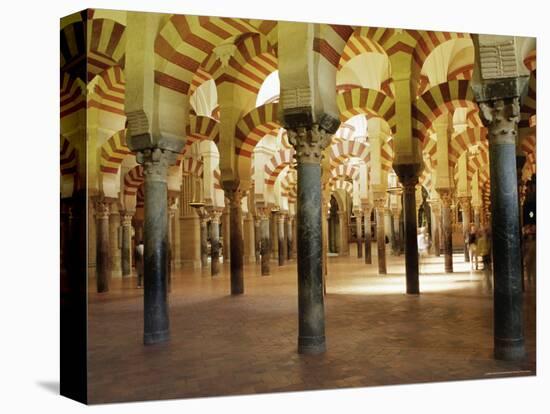 Arches in the Interior of the Great Mosque, Cordoba, Unesco World Heritage Site, Andalucia, Spain-James Emmerson-Stretched Canvas