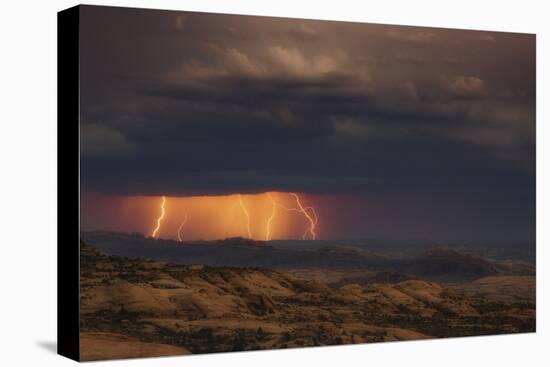 Arches Light Show-Darren White Photography-Stretched Canvas