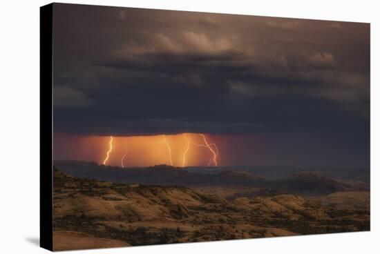 Arches Light Show-Darren White Photography-Stretched Canvas
