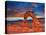 Arches National Park Delicate Arch Sunset in Moab Utah USA Photo Mount-holbox-Stretched Canvas