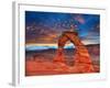 Arches National Park Delicate Arch Sunset in Moab Utah USA Photo Mount-holbox-Framed Photographic Print