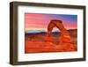 Arches National Park Delicate Arch Sunset in Moab Utah USA Photo Mount-holbox-Framed Photographic Print