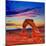 Arches National Park Delicate Arch Sunset in Moab Utah USA Photo Mount-holbox-Mounted Photographic Print