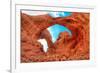 Arches National Park, Utah - Daytime Blue Sky-Lantern Press-Framed Art Print