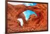 Arches National Park, Utah - Daytime Blue Sky-Lantern Press-Framed Art Print