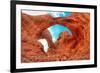 Arches National Park, Utah - Daytime Blue Sky-Lantern Press-Framed Premium Giclee Print