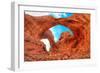 Arches National Park, Utah - Daytime Blue Sky-Lantern Press-Framed Art Print