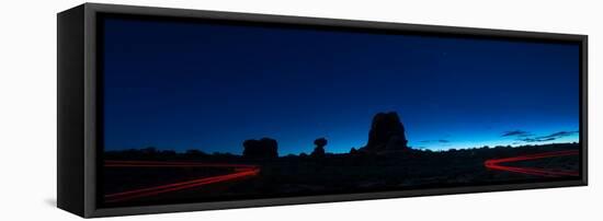 Arches Natl Park At Night-Steve Gadomski-Framed Stretched Canvas