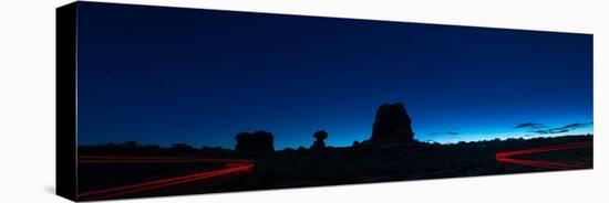 Arches Natl Park At Night-Steve Gadomski-Stretched Canvas