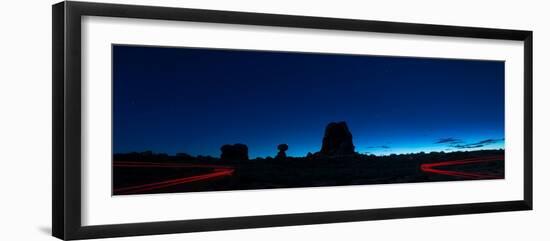 Arches Natl Park At Night-Steve Gadomski-Framed Photographic Print