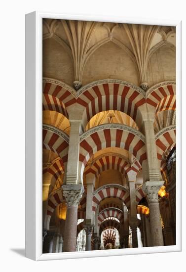 Arches of the Mosque (Mezquita) and Cathedral of Cordoba, Cordoba, Andalucia, Spain-Godong-Framed Photographic Print