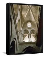 Arches of Virgin in Basilica of Holy Sepulchre or Church of Resurrection, Old City of Jerusalem-null-Framed Stretched Canvas