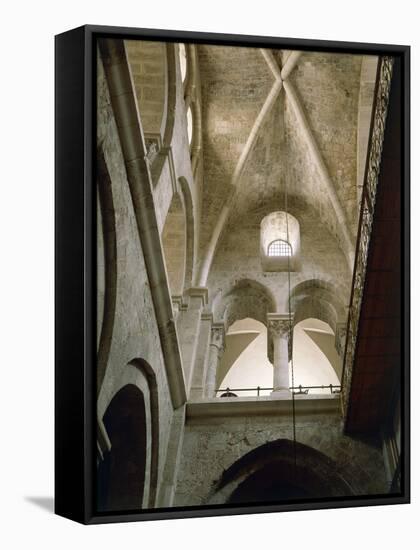 Arches of Virgin in Basilica of Holy Sepulchre or Church of Resurrection, Old City of Jerusalem-null-Framed Stretched Canvas