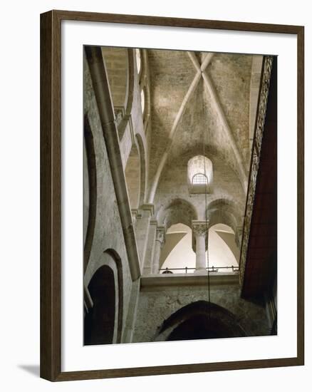 Arches of Virgin in Basilica of Holy Sepulchre or Church of Resurrection, Old City of Jerusalem-null-Framed Photographic Print