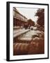 Arches over the District Railway Exposed During Tramway Electricification, London, 1906-null-Framed Photographic Print