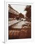 Arches over the District Railway Exposed During Tramway Electricification, London, 1906-null-Framed Photographic Print