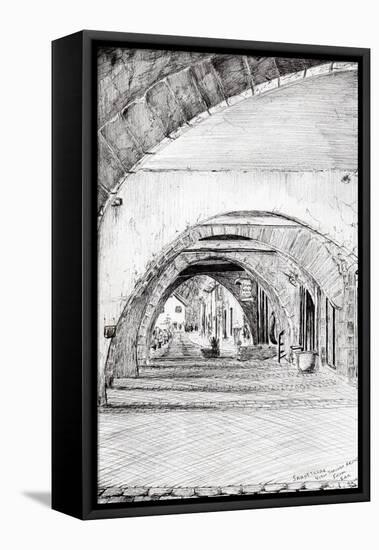 Arches, Sauveterre, France, 2010-Vincent Alexander Booth-Framed Stretched Canvas