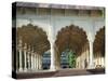 Arches, the Red Fort, Agra, Unesco World Heritage Site, Uttar Pradesh State, India, Asia-Occidor Ltd-Stretched Canvas