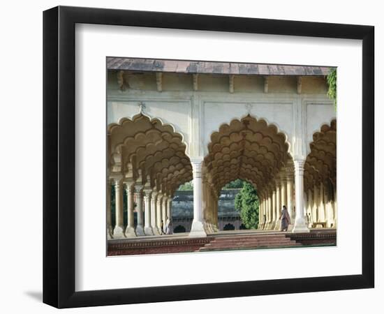 Arches, the Red Fort, Agra, Unesco World Heritage Site, Uttar Pradesh State, India, Asia-Occidor Ltd-Framed Photographic Print