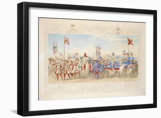 Archibald, Earl of Cassilis, Knight of the Dolphin, 1839-James Henry Nixon-Framed Giclee Print