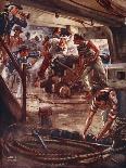 Each Gun from its Adamantine Lips, Spread a Death Shade Round the Ships-Archibald Webb-Giclee Print