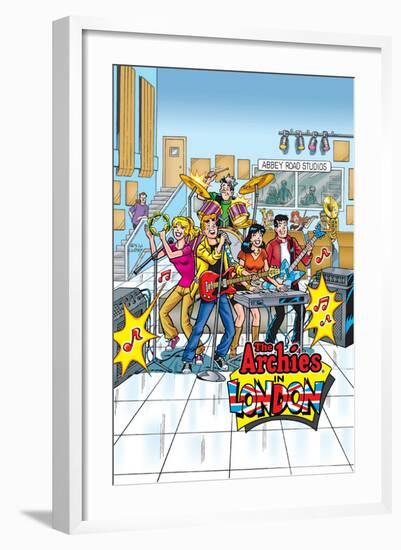 Archie Comics Cover: Archie Digest No.257 The Archies-Rex Lindsey-Framed Art Print