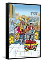 Archie Comics Cover: Archie Digest No.257 The Archies-Rex Lindsey-Framed Stretched Canvas