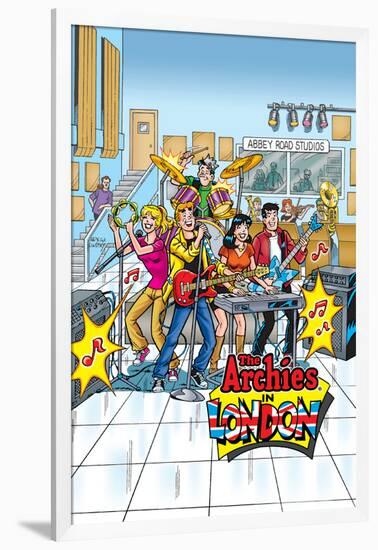 Archie Comics Cover: Archie Digest No.257 The Archies-Rex Lindsey-Framed Art Print