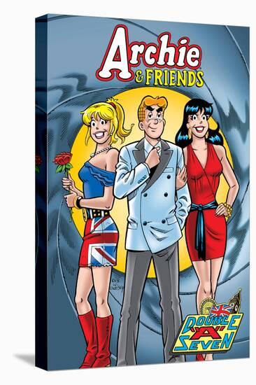 Archie Comics Cover: Archie & Friends No.117 Double A Seven-Rex Lindsey-Stretched Canvas