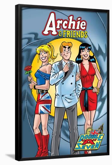 Archie Comics Cover: Archie & Friends No.117 Double A Seven-Rex Lindsey-Framed Poster