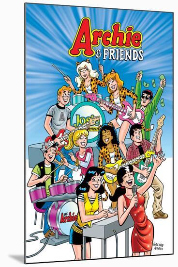 Archie Comics Cover: Archie & Friends No.131 The Archies vs Josie And The Pussycats-Bill Galvan-Mounted Poster