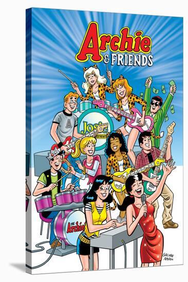 Archie Comics Cover: Archie & Friends No.131 The Archies vs Josie And The Pussycats-Bill Galvan-Stretched Canvas