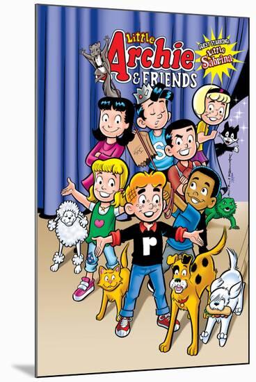 Archie Comics Cover: Archie & Friends No.154 Little Archie Pets Guest Starring Little Sabrina-Fernando Ruiz-Mounted Poster