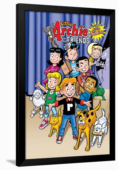 Archie Comics Cover: Archie & Friends No.154 Little Archie Pets Guest Starring Little Sabrina-Fernando Ruiz-Framed Poster