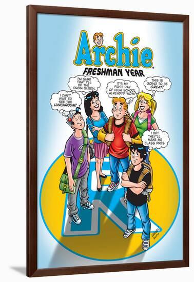 Archie Comics Cover: Archie No.587 Freshman Year-Bill Galvan-Framed Art Print