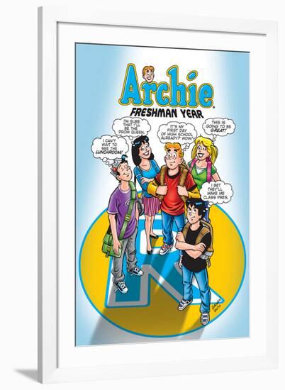 Archie Comics Cover: Archie No.587 Freshman Year-Bill Galvan-Framed Art Print