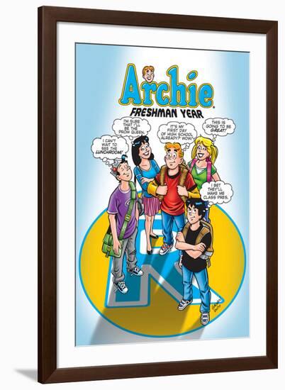 Archie Comics Cover: Archie No.587 Freshman Year-Bill Galvan-Framed Art Print