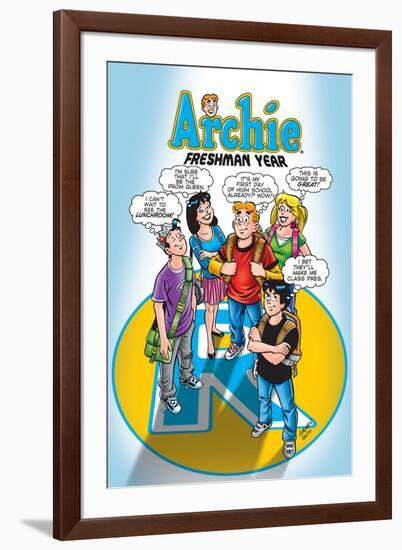 Archie Comics Cover: Archie No.587 Freshman Year-Bill Galvan-Framed Art Print