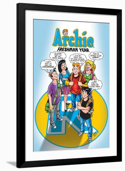 Archie Comics Cover: Archie No.587 Freshman Year-Bill Galvan-Framed Art Print