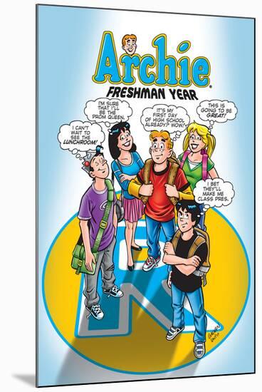Archie Comics Cover: Archie No.587 Freshman Year-Bill Galvan-Mounted Art Print
